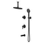 شیر حمام توکار کاویان مدل ساتین (سردوش سقفی)