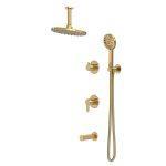 شیر حمام توکار کاویان مدل ساتین (سردوش سقفی)