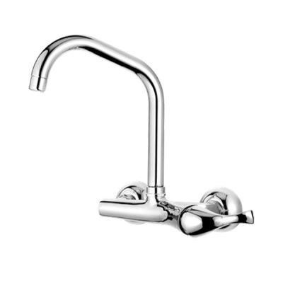 شیر ظرفشویی دیواری کاویان دسته از بغل