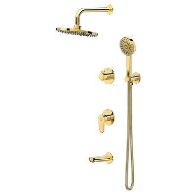 شیر حمام توکار کاویان مدل لارا (سردوش دیواری)