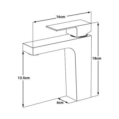 شیر روشویی کاویان مدل نوژا