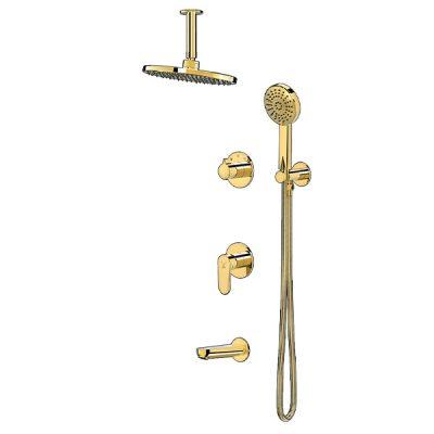 شیر حمام توکار کاویان مدل لارا (سردوش سقفی)