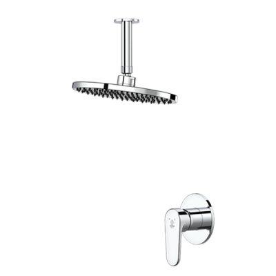 شیر حمام توکار کاویان مدل لارا کروم (سردوش سقفی)