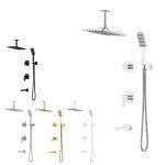 شیر حمام توکار کاویان مدل نوژا (سردوش سقفی)