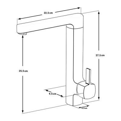 شیر ظرفشویی کاویان مدل ساتین