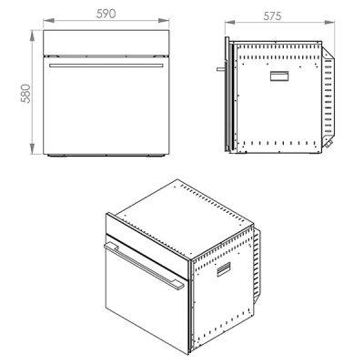 فر توکار کن مدل E6599