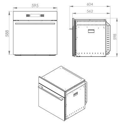 فر توکار کن مدل E6598M