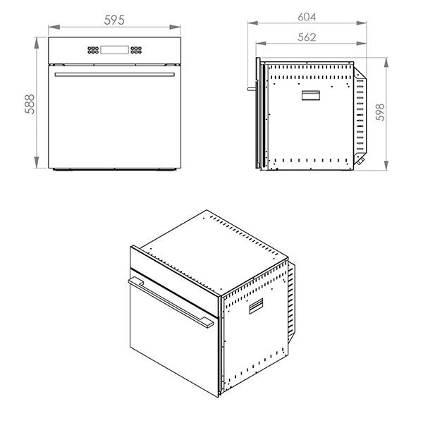 فر توکار کن مدل E6597M