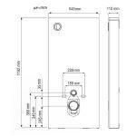 فلاش تانک اکسترنال ایران مدل کلاسیک