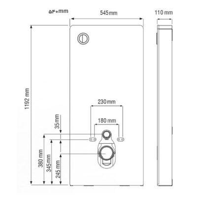 فلاش تانک اکسترنال ایران مدل کلاسیک