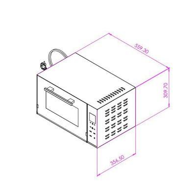 آون توستر روکار کن مدل TO-3600