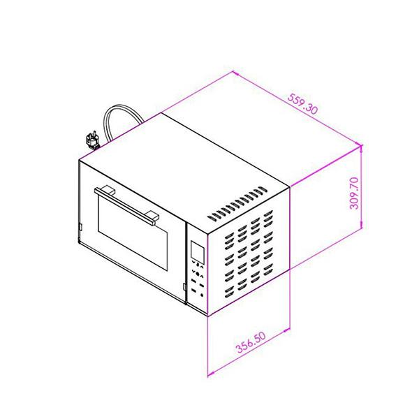 آون توستر روکار کن مدل TO-3600