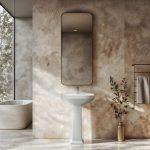 روشویی پایه دار پارس سرام مدل ترنادو 58