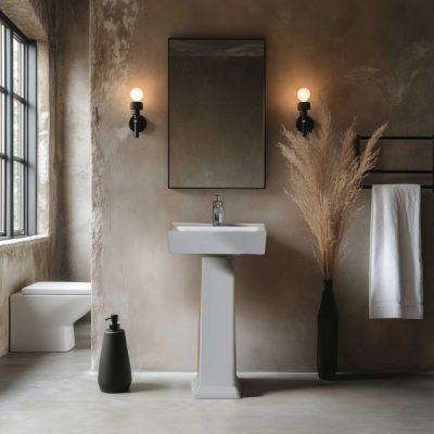 روشویی پایه دار پارس سرام مدل تونی 45