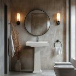 روشویی پایه دار پارس سرام مدل تونی 60