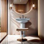 سرشور پایه دار پارس سرام مدل مونا 56