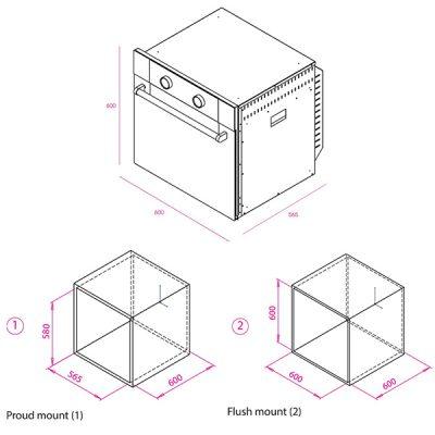 فر توکار کن مدل اولیور OLIVER_M