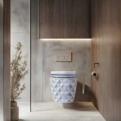 توالت فرنگی وال هنگ پارس سرام مدل الماس