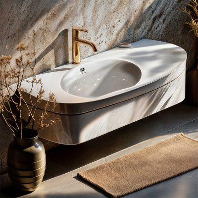 روشویی زیرسنگی پارس سرام مدل درسا