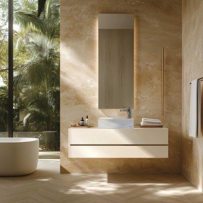 روشویی روکابینتی پارس سرام مدل بلا 46