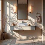 روشویی روکابینتی پارس سرام مدل تونی 45