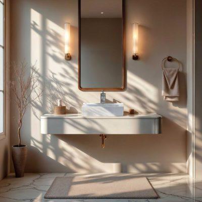 روشویی روکابینتی پارس سرام مدل تونی 45