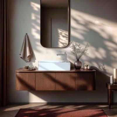 روشویی روکابینتی پارس سرام مدل تانیا 45