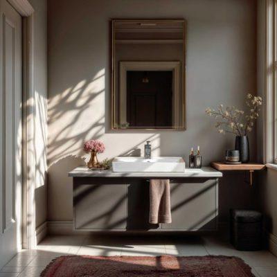 روشویی روکابینتی پارس سرام مدل تونی 60