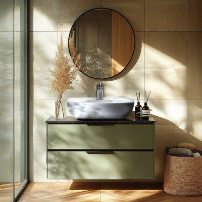 روشویی روکابینتی پارس سرام مدل اوپرا 41