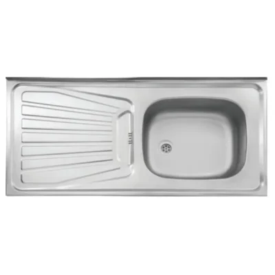 سینک روکار استیل البرز مدل ۱۶۵/۵۰