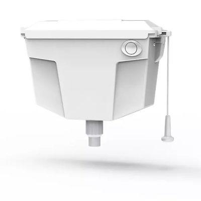 فلاش تانک روکار ایران مدل ساحل دکمه ای-اهرمی