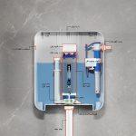 فلاش تانک روکار دو زمانه ایران مدل اپال