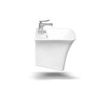 روشویی نیم پایه پارس سرام مدل تونی 46