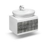 روشویی روکابینتی پارس سرام مدل رونیکا 60