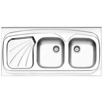 سینک روکار استیل البرز مدل ۲۷۰/۶۰