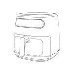 هواپز بدون روغن کن مدل 2044BT