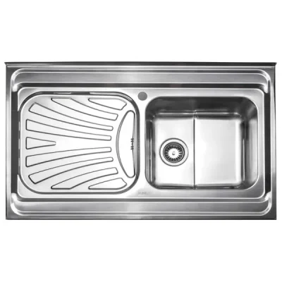 سینک روکار استیل البرز مدل ۷۱۱/۶۰