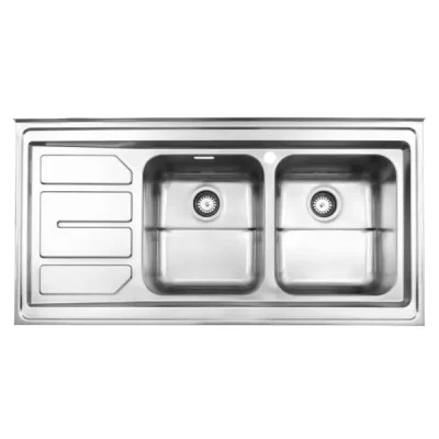 سینک روکار استیل البرز مدل ۷۶۳