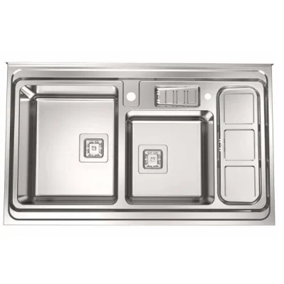 سینک روکار استیل البرز مدل ۸۵۳