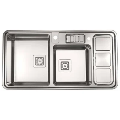 سینک توکار استیل البرز مدل ۸۵۳