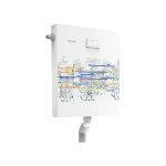 فلاش تانک روکار ایران مدل اولترا اسلیم با لوله توکار