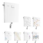 فلاش تانک روکار ایران مدل اولترا اسلیم با لوله توکار