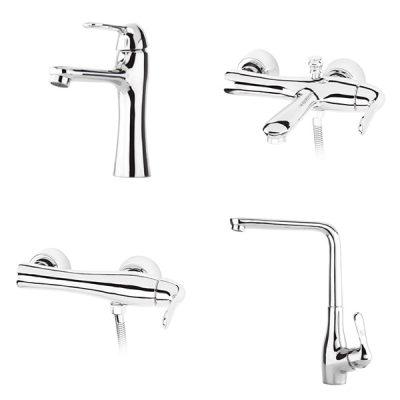 ست شیرآلات ویسپرد مدل نیلوفر