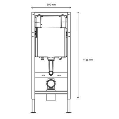 فلاش تانک توکار والهنگ ایران مدل اسمارت اسپیس