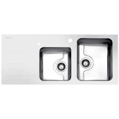 سینک کریستالی سفید استیل البرز