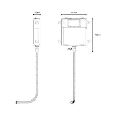 فلاش تانک توکار کلاسیک ایران مدل اینفینیتی