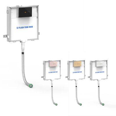 فلاش تانک توکار کلاسیک ایران مدل تاچلس (با نیم فریم گالوانیزه)