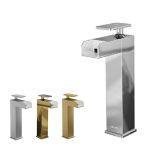 شیر روشویی پایه بلند آبشاری کلار مدل فلت سری 99