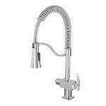 شیر ظرفشویی دوکاره علم فنری کلار مدل نیو فلت