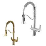 شیر ظرفشویی دوکاره علم فنری کلار مدل دریا